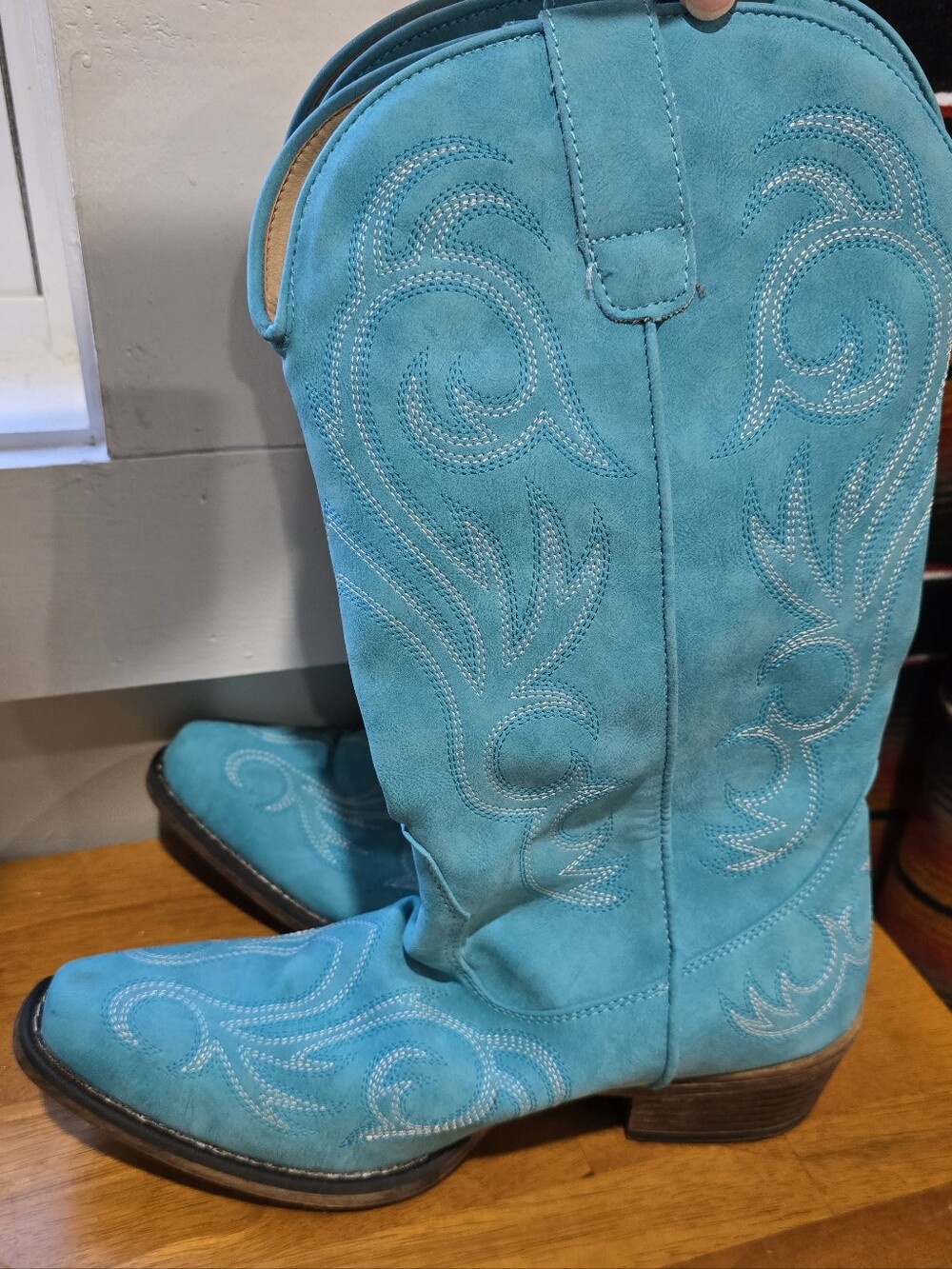 Blue Roper Cowgirl Boots